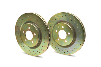 Brembo Cross Drilled Sport Brake Rotors C5, C6 Corvette - Front